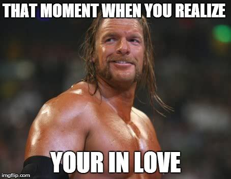 Image tagged in wwe,triple h,love,funny,that moment when - Imgflip