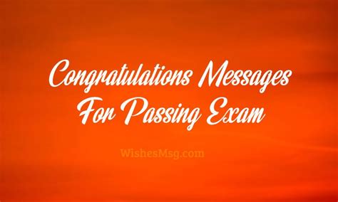 Congratulations For Passing Exam Messages and Wishes - Sweet Love Messages