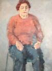 Impressionist oil painting vintage woman portrait | eBay