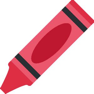 Red Crayon Clip Art
