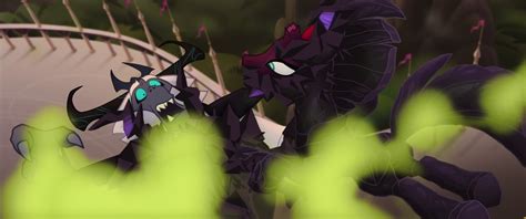 Image - Tempest and Storm King start to crystallize MLPTM.png | My Little Pony Friendship is ...