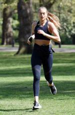 ARABELLA CHI Workout at a Park in London 04/15/2020 – HawtCelebs