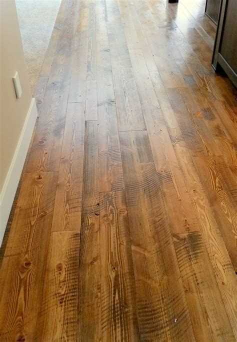 Nice example of our random width Doug Fir flooring. Featured here in ...