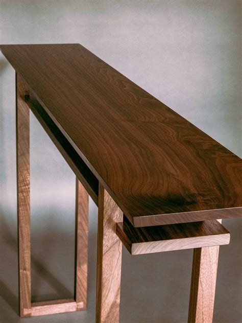 20+ Contemporary Wood Console Table - DECOOMO