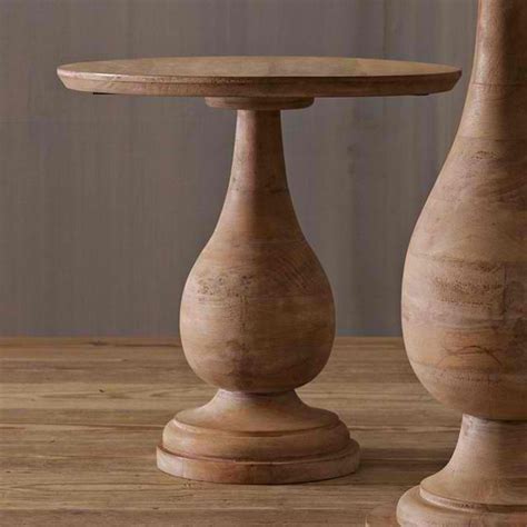 Wooden Pedestal Table Bases