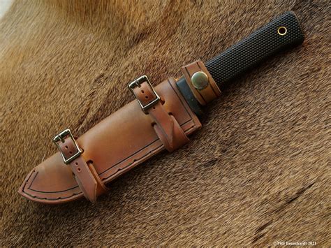 Horizontal Leather Sheath for the Cold Steel SRK Knife - Etsy