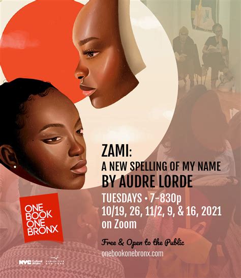 Zami by Audre Lorde: One Book, Two Locations — One Book One Bronx