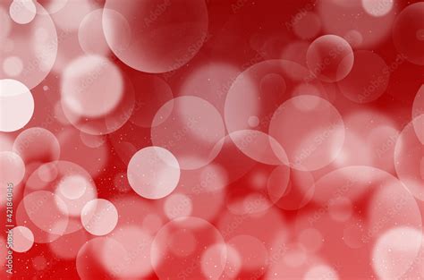 Red Bubbles Background