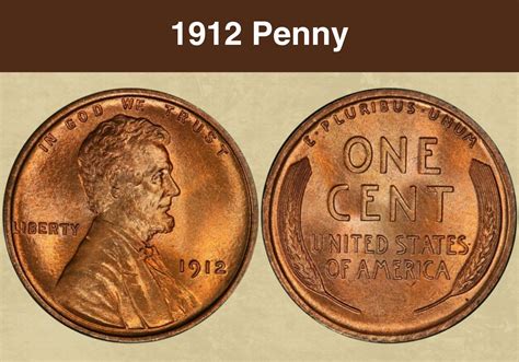 1912 Penny Coin Value (Errors List, "D", "S" & No Mint Mark Worth) - CoinValueChecker.com