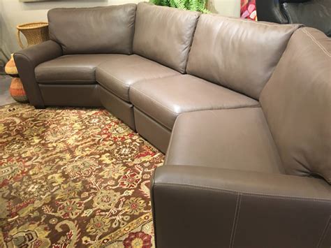 American Leather two piece angled sectional - Sofas & Chairs of Minnesota