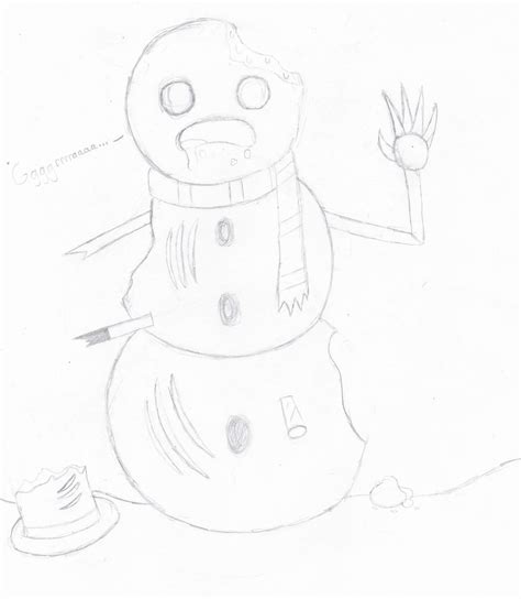 Zombie Snowman by LightningCloud9000 on DeviantArt