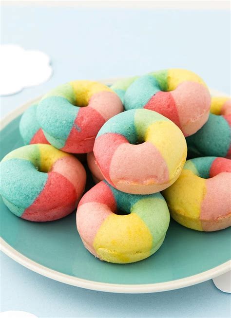 These Mini Rainbow Donuts Are the Cutest Things You’ll Ever Make - Brit + Co
