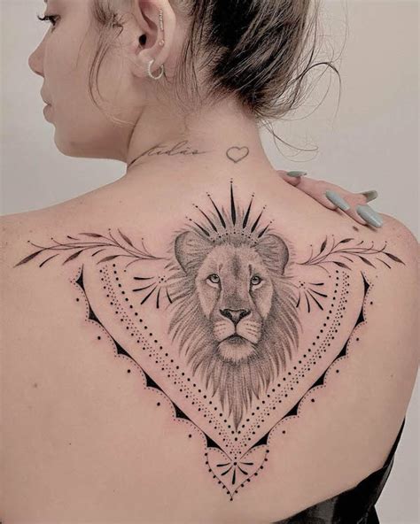 Unleash Your Inner Roar with a Lion Woman Face Tattoo - Click Now!