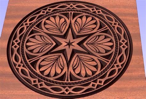 Wooden Mandala CNC Wooden Door Design DXF File | Vectors File