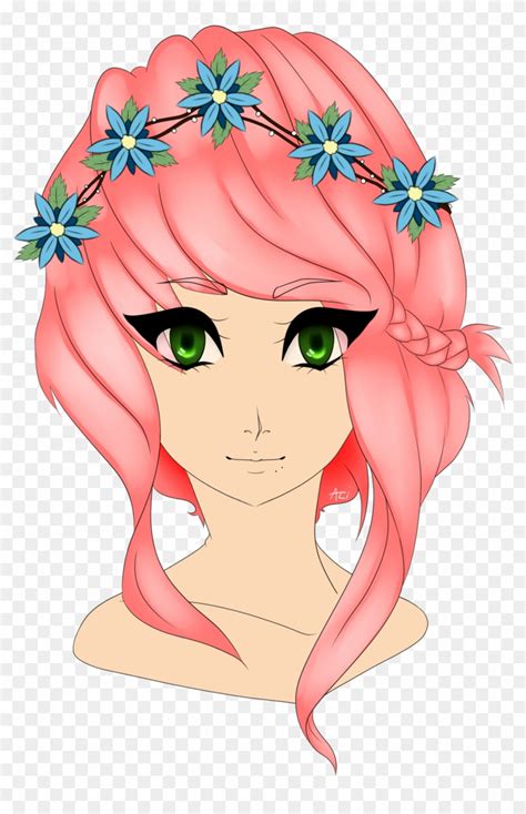 Mangaka Anime Flower Crown Transprent Png Free, Transparent Png ...