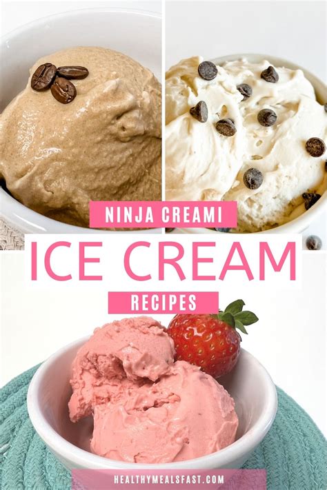 Healthy Ninja CREAMi Ice Cream Recipes