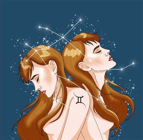 The Gemini Twins | Gemini, Astrology gemini, Elements of art