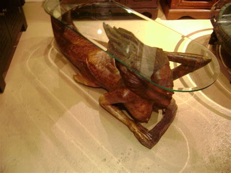 MIRRORED GLASS COFFEE TABLE