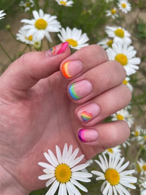 Pride Nail Art Stickers - Gel Nagellak Nail Art - Pink Gellac