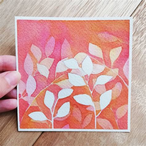 Ah little practice with the negative painting technique 🎨 . . Arches coldpressed 300gsm ...