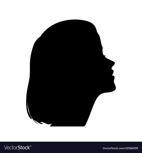 Female Profile Silhouette