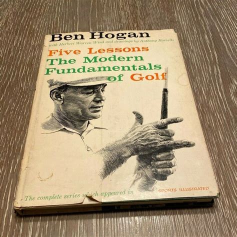 Ben Hogan Five Lessons The Modern Fundamentals of Golf HCDJ 1st Edition 1957 | Lesson, Book ...