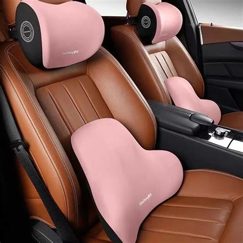 Automotive-Waist-Cushion-Lumbar-Support-Waist-Support-Car-Headrest-Neck-Pillow-Car-Driving-Waist ...