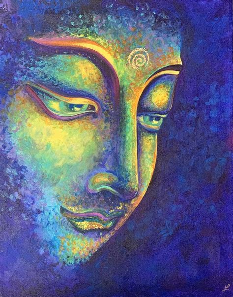 Acceptance - Etsy | Buddha art painting, Buddhism art, Buddhist art