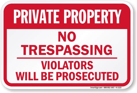 Private Property Signs | Free Shipping