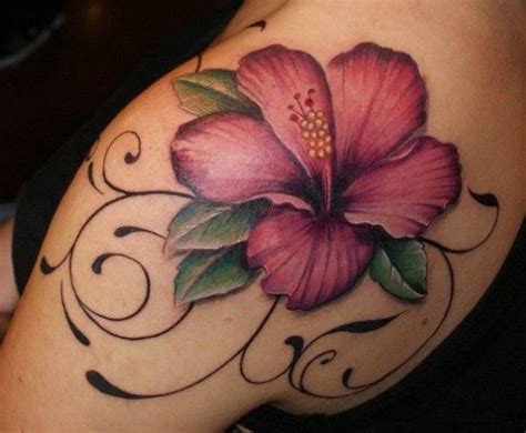 Hibiscus Flowers Tattoos