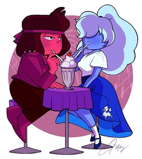 Ruby x Sapphire Pics - So 60's | Sapphire steven universe, Garnet ...