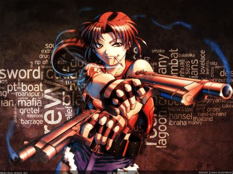 Revy from Black Lagoon - HD Anime Wallpaper