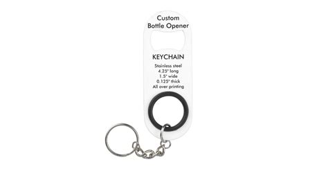 Custom Keychain Bottle Opener | Zazzle