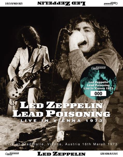 LED ZEPPELIN - LEAD POISONING: LIVE IN VIENNA 1973 (3CD+Limited Bonus ...