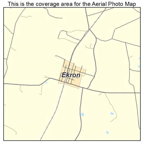 Aerial Photography Map of Ekron, KY Kentucky