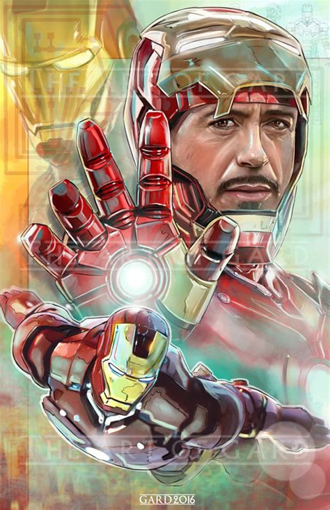 Iron Man tony Stark Art Print - Etsy