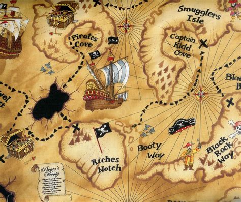 Free Printable Pirate Treasure Map