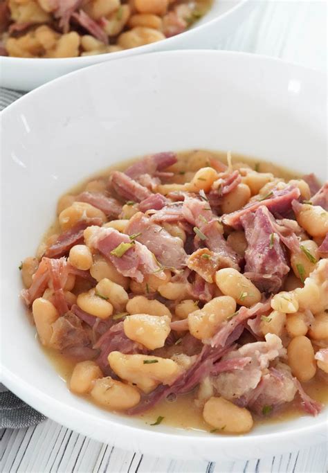 Instant Pot Ham & Beans - A Pressure Cooker Kitchen