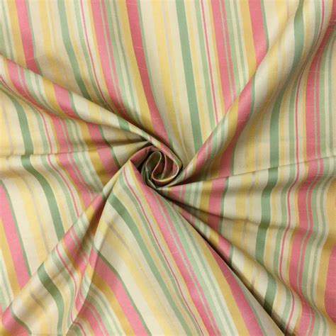 Retro Stripes in Yellow, Green, Red | Upholstery Fabric | 56 Wide | By the Yard - Fabric Warehouse