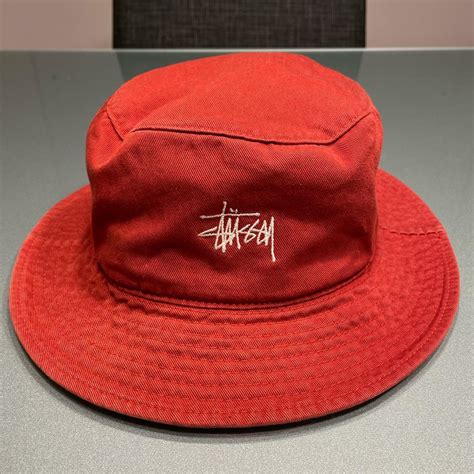 Vintage Stussy bucket hat 90s 2000s Y2K Size... - Depop