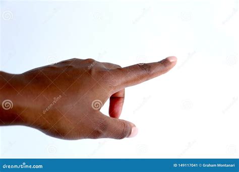 Female, Black African Indian Hand Pointing Stock Image - Image of point, person: 149117041