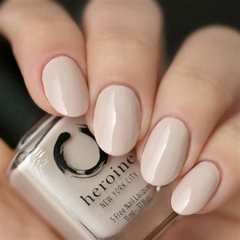 Heroine Nail Polish in Nude Attitude | Beige Cream White Nails #Nude ...