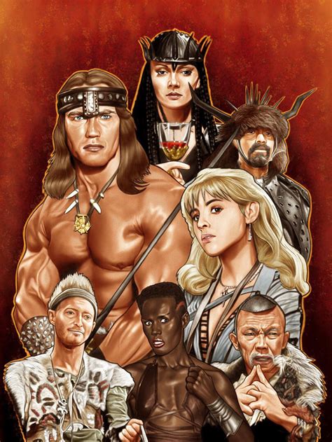 Conan the Destroyer by Derik Diaz - Home of the Alternative Movie Poster -AMP-