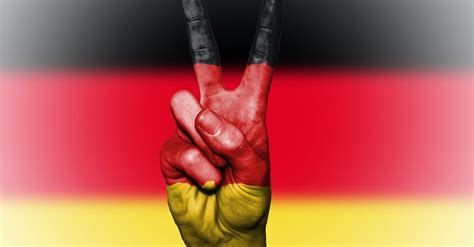 Flag of Germany With Peace Sign · Free Stock Photo