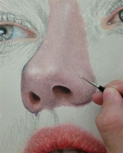 Follow me 👉@ronaldrestituyo!👈 For more! 🙌 Nose oil painting process ...