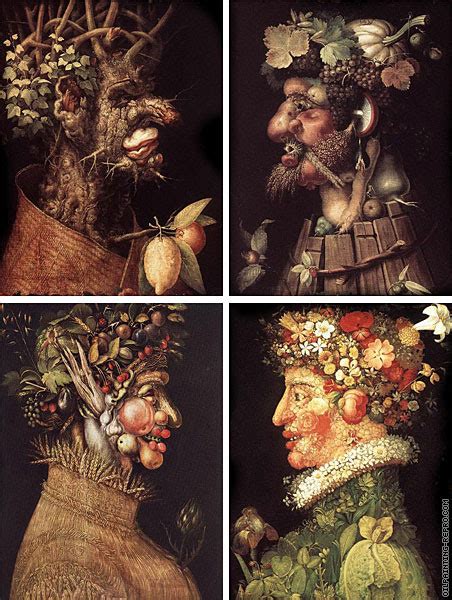 A World Art through Visual Exploration : Giuseppe Arcimboldo - Four ...