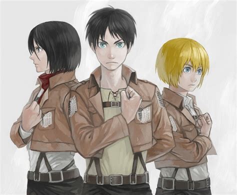 ☤SnK☤(Trio) - Shingeki no Kyojin (Attack on titan) Fan Art (35907945) - Fanpop