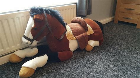 Giant Huge Large Brown Horse Plush Soft Stuffed Toy Animal Toys Gift 44 inches | in Middleton St ...