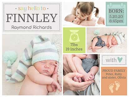 40+ Birth Announcement Wording Ideas | Smilebox