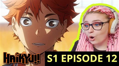 HINATA vs KENMA! HAIKYUU!! 01x12 REACTION - YouTube